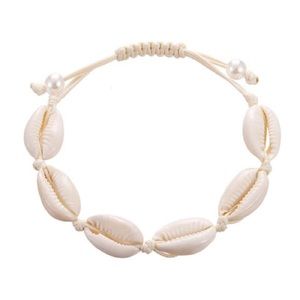 Shell Hawaiian necklace and bracelet